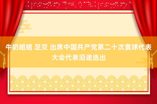 牛奶姐姐 足交 出席中国共产党第二十次寰球代表大会代表沿途选出